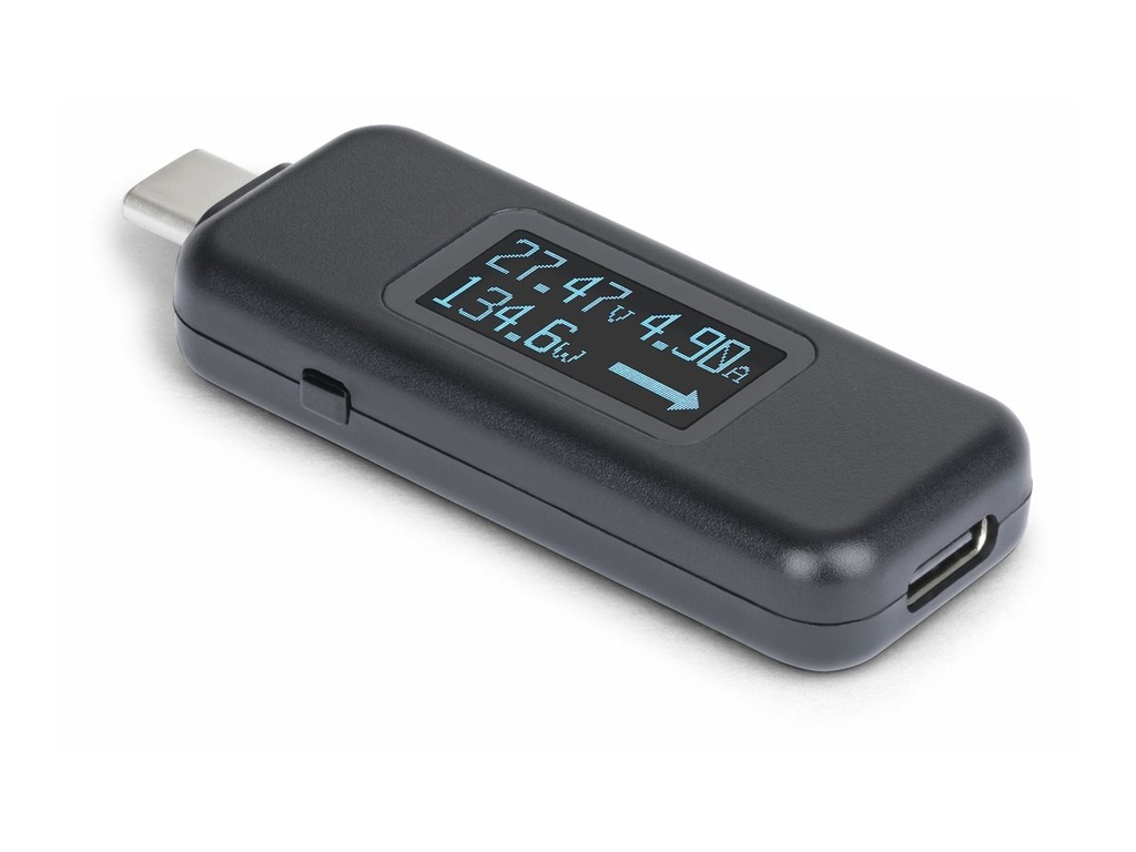 [USBC-PWRTESTER] StarTech.com USB-C Power Tester, Bi-Directional