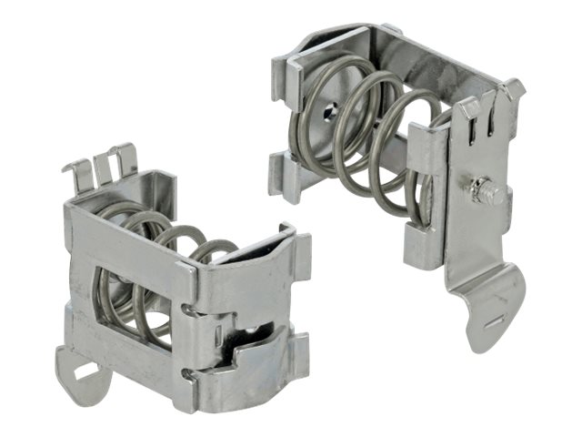 [66442] Delock Shield Clamp - Kabelklammer - DIN schienenmontierbar