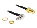 Delock Antennenadapter - RP-SMA (W) zu CRC9 (M)
