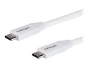 StarTech.com StarTech USB-C auf USB-C Kabel mit 5A Power Delivery - St/St - 2m - USB 2.0 - USB-IF zertifiziert - USB Typ C Kabel - USB-Kabel - USB-C (M)