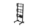 Peerless DS-C560-1x3 - Portable Video Wall Cart 1x3 For 46"-60" Display