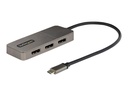 StarTech.com 3-Port USB-C auf DisplayPort Adapter