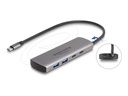 Delock Hub - 10 Gbps, with USB Type-C connector