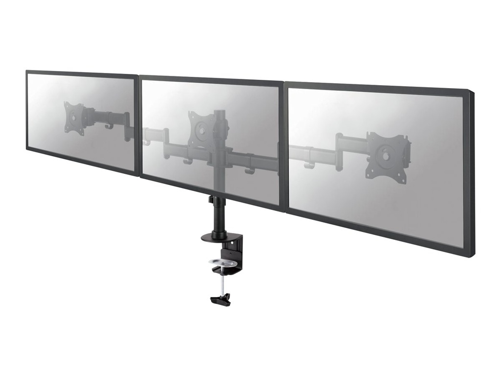 Neomounts NM-D135D3 - Befestigungskit - Voll beweglich - für 3 LCD-Anzeigen - Schwarz - Bildschirmgröße: 25.4-68.6 cm (10"-27")