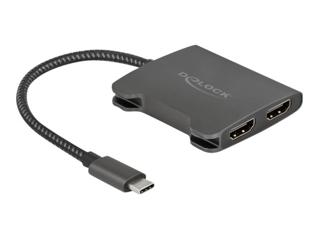 Delock Video-/Audio-Splitter - 2 x HDMI - Desktop