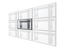 Neomounts LED-VW1000BLACK - Halterung - für LCD-Display - Schwarz - Bildschirmgröße: 81.3-191 cm (32"-75")