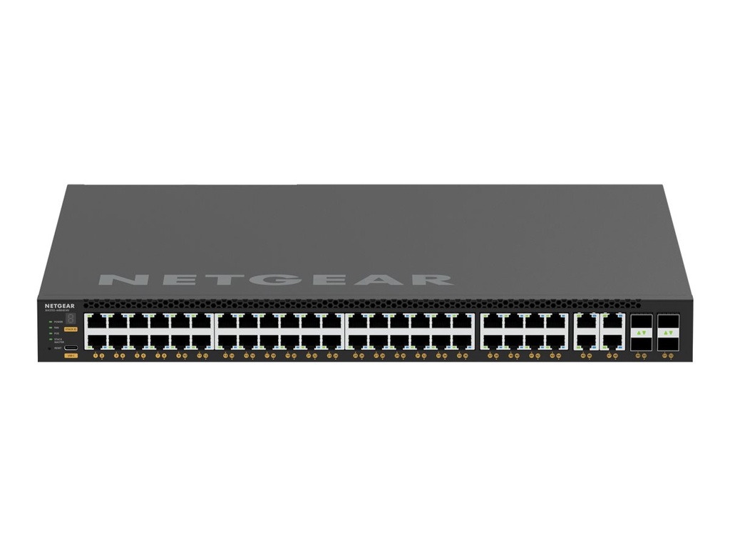 Netgear M4350-44M4X4V - Switch - L3 - managed - 44 x 100/1000/2.5G (PoE++)