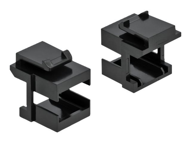 Delock Abdeckung für Keystone-Stecker - Schwarz (Packung mit 10)