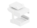 Delock Keystone cover - Gehäuse mit modularen Einsätzen - weiß (Packung mit 10)