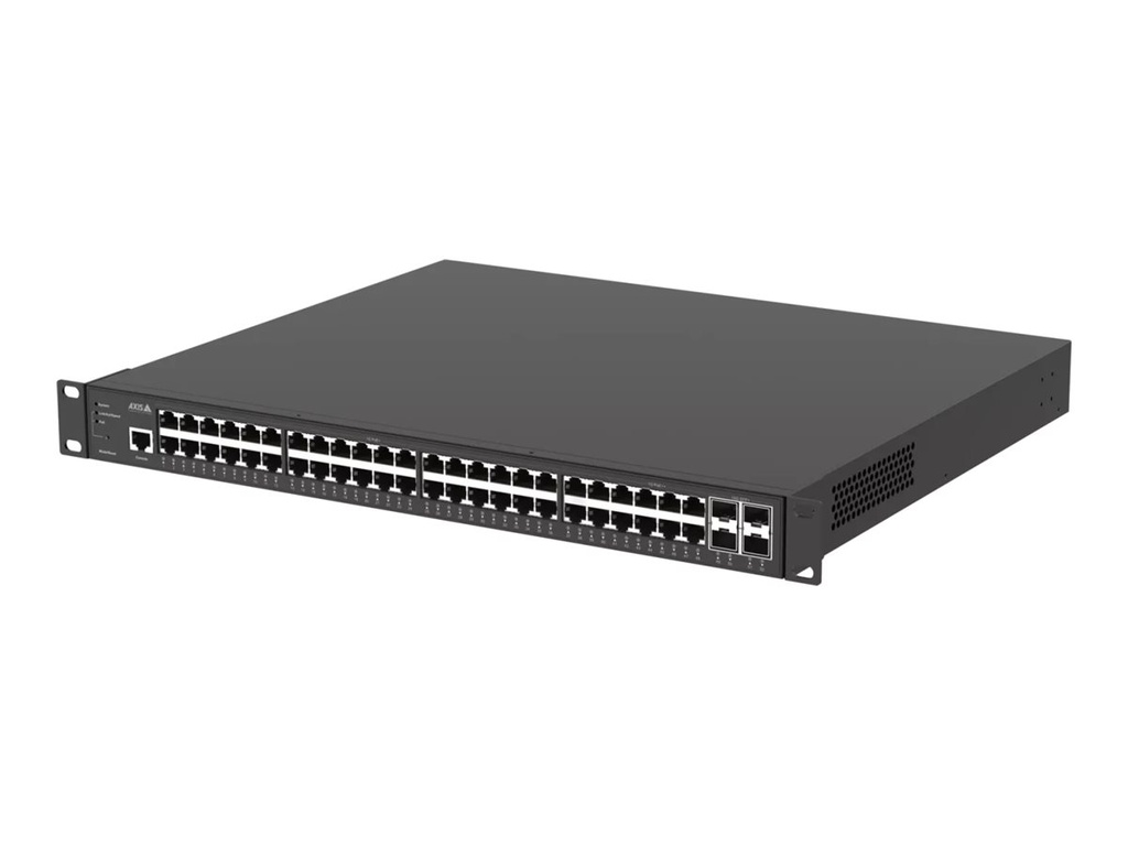 Axis D8248 - Switch - managed - 48 x 10 Gigabit Ethernet + 4 x 10 Gigabit SFP+ - an Rack montierbar - PoE++ (740 W)