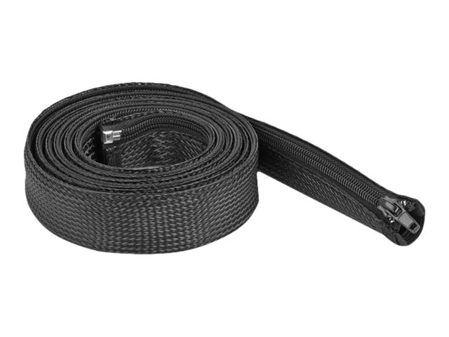 Delock Braided Sleeve with zip fastener heat-resistant