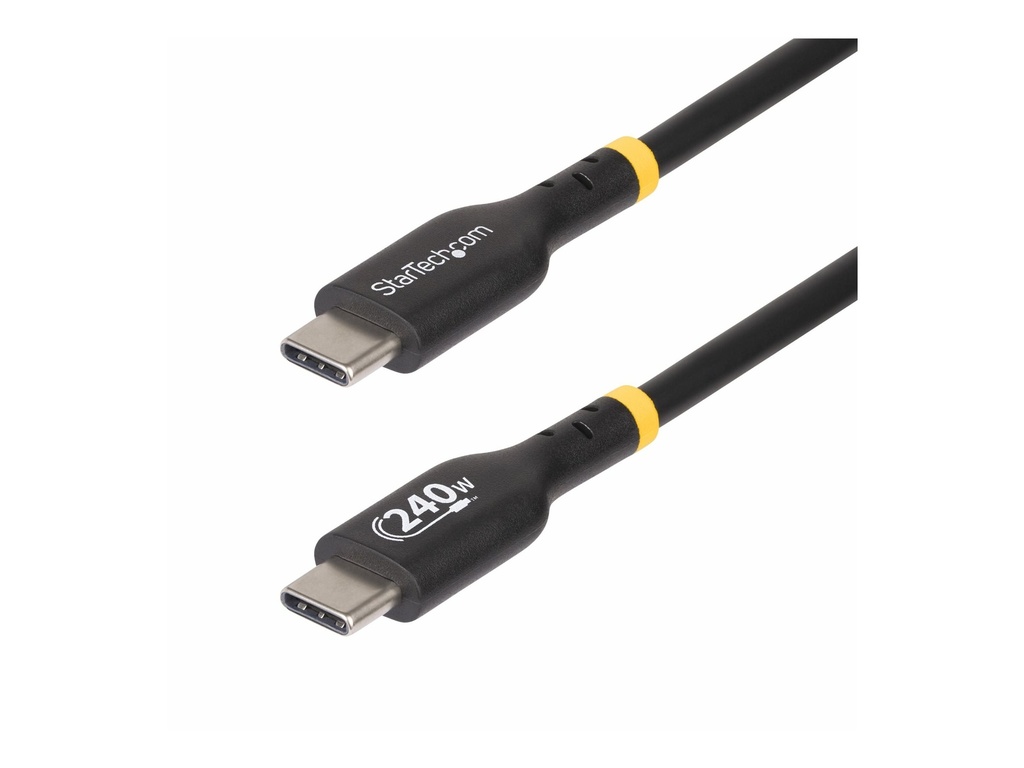 StarTech.com 1m USB-C Ladekabel, USB-IF zertifiziert, 240W PD EPR, M/M - USB-Kabel - USB-C (M)