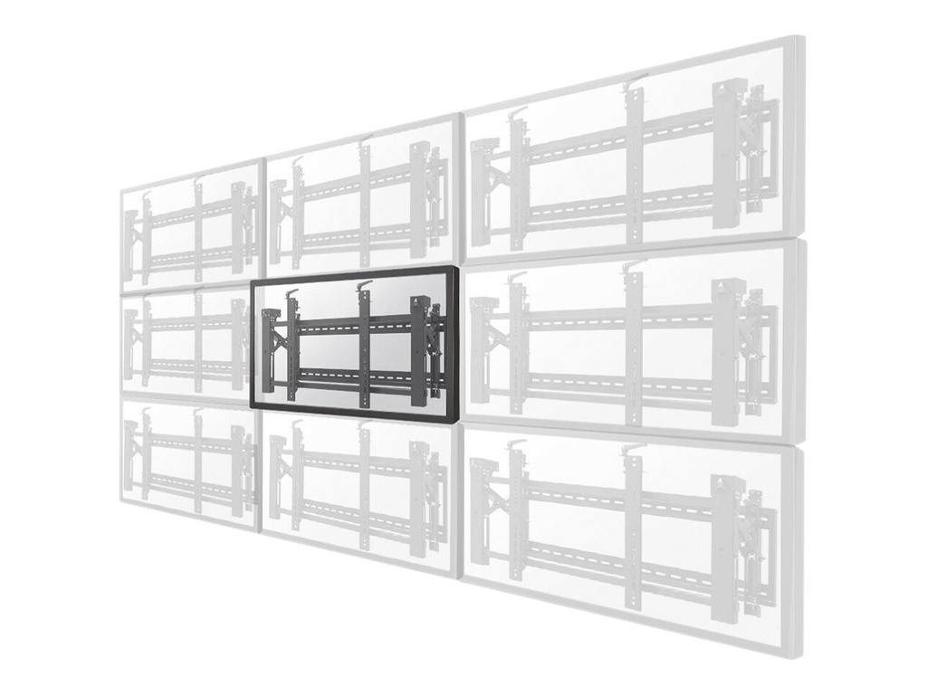 Neomounts LED-VW2000BLACK - Halterung - für Flachbildschirm - verriegelbar - Schwarz - Bildschirmgröße: 81.3-191 cm (32"-75")