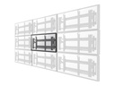 Neomounts LED-VW2000BLACK - Halterung - für Flachbildschirm - verriegelbar - Schwarz - Bildschirmgröße: 81.3-191 cm (32"-75")