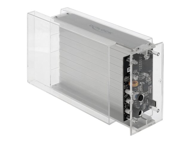 [42624] Delock External Dual Enclosure for 2 x 3.5' SATA HDD with USB Type-C - Speichergehäuse - 3.5" (8.9 cm)