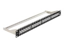 Delock Keystone Patch Panel - Patch Panel - Schwarz - 1U - 48.3 cm (19")