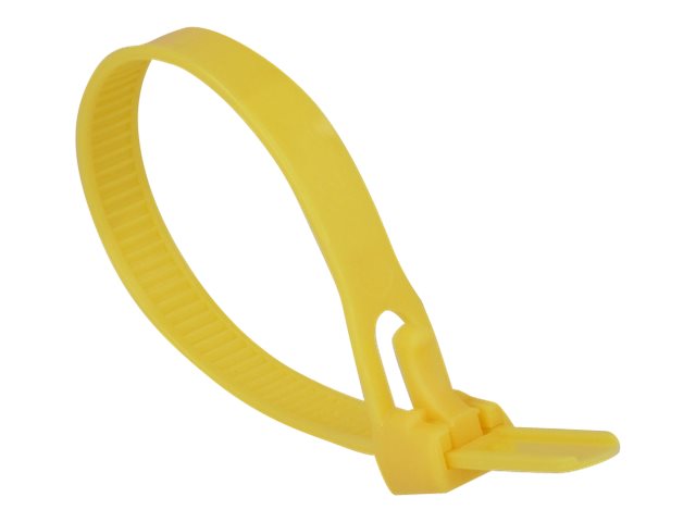Delock Kabelbinder - 15 cm - Gelb (Packung