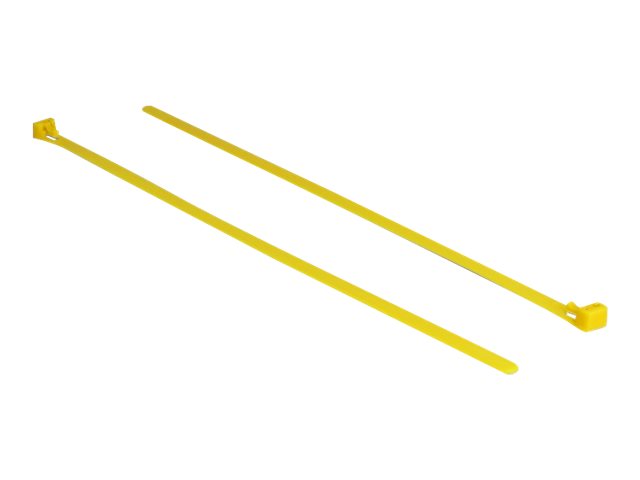Delock Kabelbinder - 30 cm - Gelb (Packung