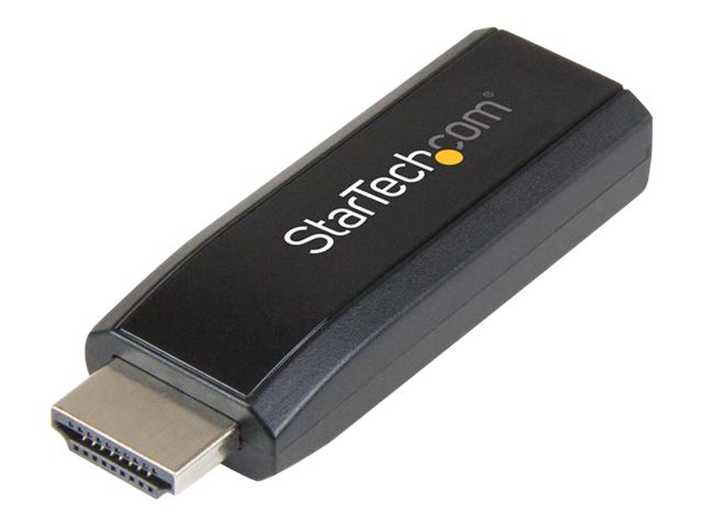 StarTech.com StarTech HDMI to VGA Adapter - Aux Audio Output - Compact - 1920x1200 - HDMI to VGA (HD2VGAMICRA)