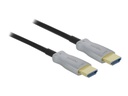 Delock HDMI-Kabel - HDMI männlich zu HDMI männlich - 100 m - Glasfaser - Schwarz - Active Optical Cable (AOC)