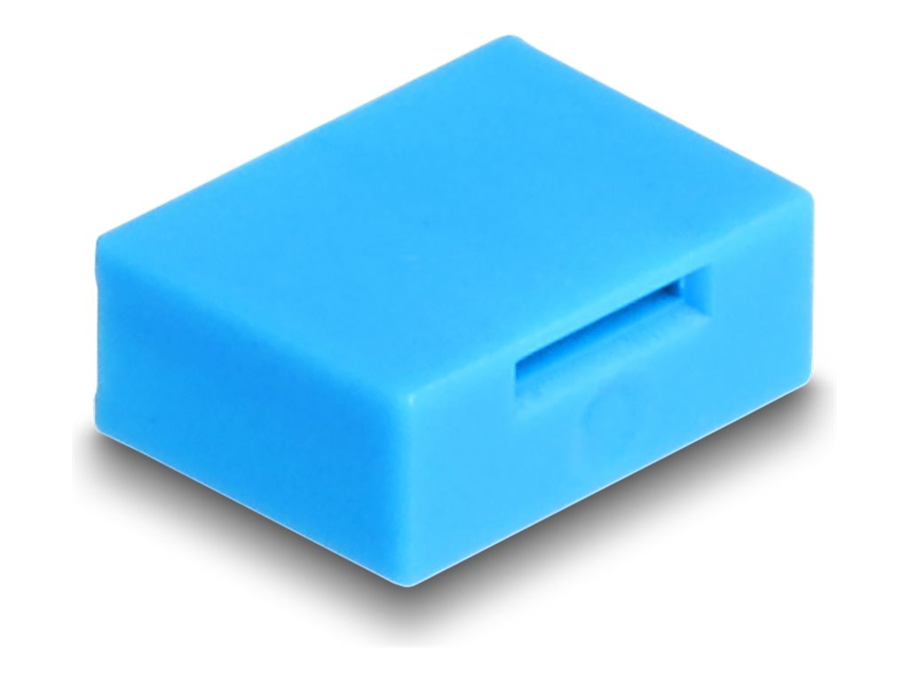 Delock USB-Portblocker - für USB Typ-A Buchse - Blau (Packung mit 10)