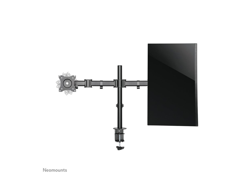 Neomounts NM-D135D - Befestigungskit - Voll beweglich - für 2 LCD-Displays - Schwarz - Bildschirmgröße: 25.4-68.6 cm (10"-27")