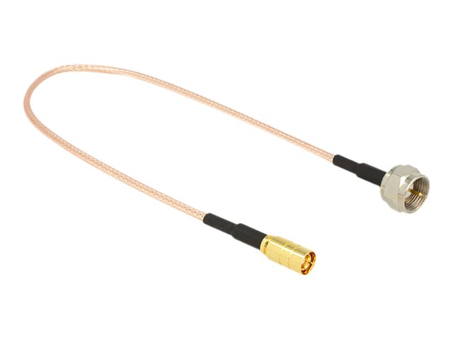 Delock Antennenkabel - SMB weiblich zu F-Stecker