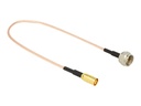 Delock Antennenkabel - SMB weiblich zu F-Stecker