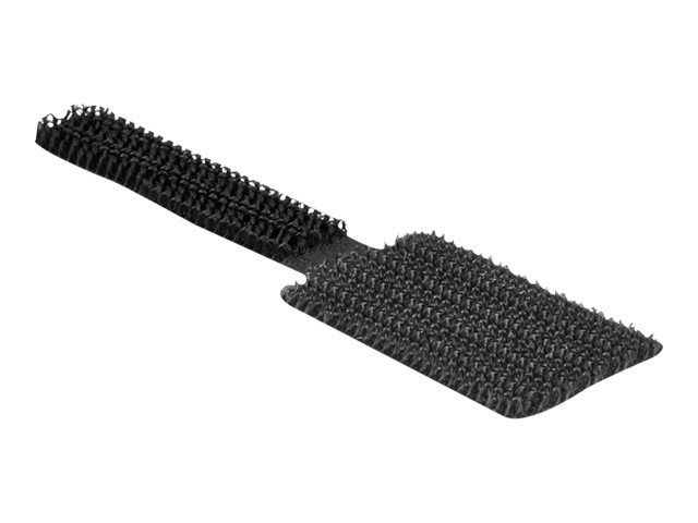 Delock Klett-Kabelhalter - Mini, selbstklebend - 9 cm - Schwarz (Packung mit 10)