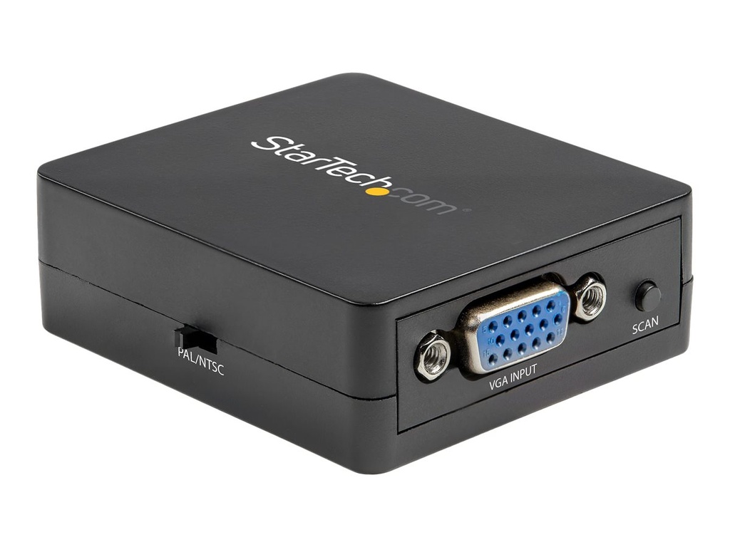 StarTech.com 1080p VGA to RCA and S-Video Converter - USB Powered - Videoadapter - VGA/S-Video/FBAS - HD-15 (VGA)