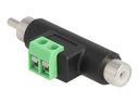 Delock Video- / Audio-Adapter - RCA zu 2-polige