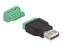 Delock USB-Adapter - 5-poliger Anschlussblock zu USB (W)