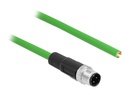 Delock Patch-Kabel - 4-polig M12-D (M) zu ohne