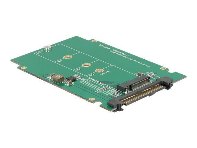 [62710] Delock Converter U.2 SFF-8639 > M.2 NGFF NVMe Key M - Laufwerksschachtadapter - 2.5" to M.2 (6.4 cm to M.2)