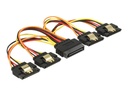 Delock Spannungsversorgungs-Verlängerungskabel - SATA-Stromstecker (M)