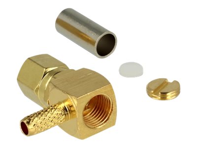Delock SMC Stecker 90 gewinkelt zum Crimpen RG-174 RG-316 - Adapter - Antenne/TV