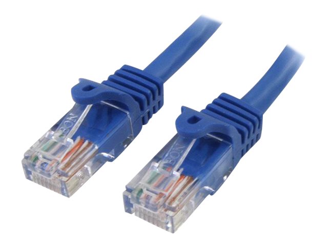 StarTech.com Cat5e Patchkabel mit Snagless RJ45 Anschluss - Netzwerkkabel 5m - Blau - Patch-Kabel - RJ-45 (M)