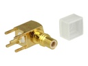 Delock Adapter SMC Buchse 90 gewinkelt PCB - Adapter - Video/Analog