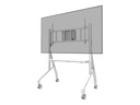 Neomounts FL50-575WH1 - Wagen - robust - für Displayständer - Bodenständer - verriegelbar - Stahl - weiß - Bildschirmgröße: 165.1-292.1 cm (65"-115")