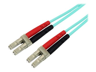 StarTech.com 2 m OM3 LWL Patchkabel, Multimode-Glasfaserkabel, LC auf LC - Patch-Kabel - LC Multi-Mode (M)