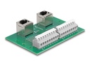 Delock Netzwerkadapter - RJ-45 (W) gewinkelt