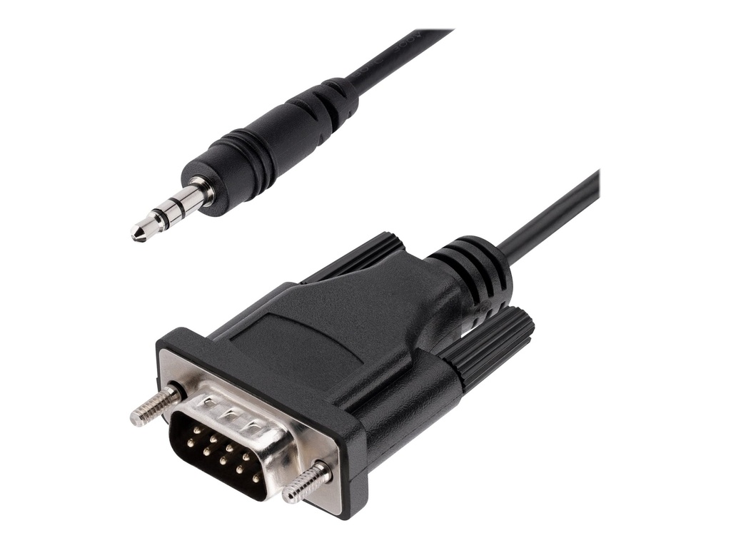 StarTech.com 1 m DB9 auf 3.5mm serielles Kabel, Stecker auf Stecker Kabel - Kabel seriell - DB-9 (M)