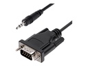 StarTech.com StarTech 1 m DB9 auf 3.5mm serielles Kabel, Stecker auf Stecker Kabel - Kabel seriell - DB-9 (M)