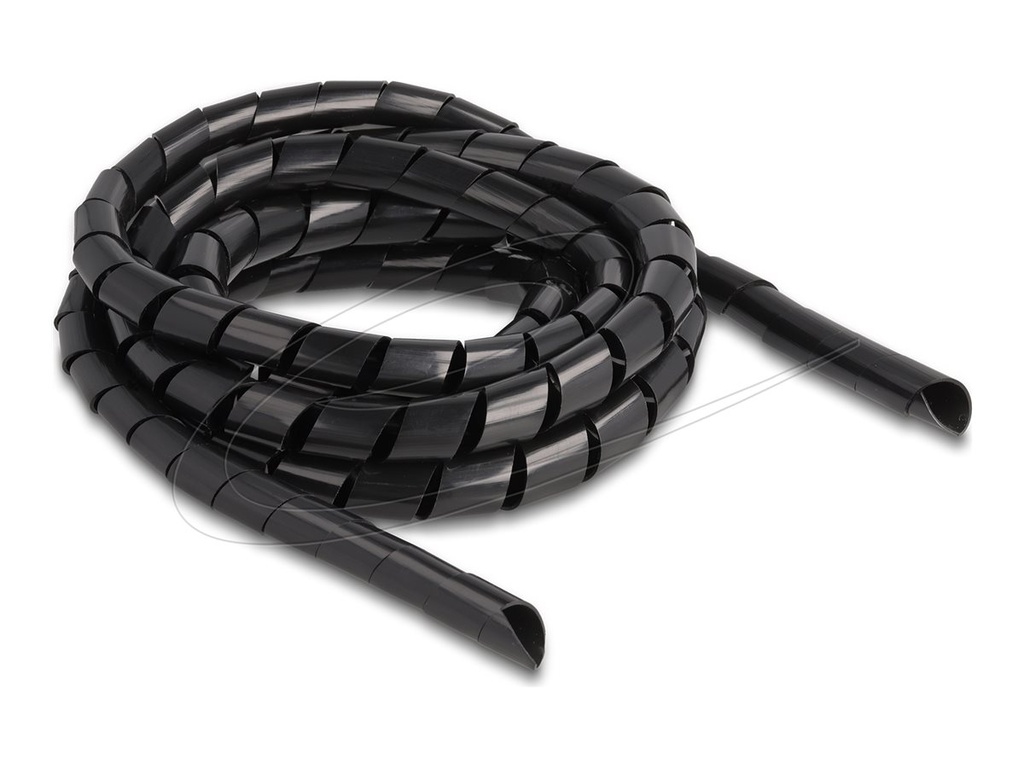 Delock Spiralschlauch flexibel x schwarz