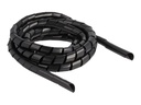 Delock Spiralkabelwicklung - 2 m - Schwarz
