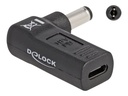 Delock Netzteil - 24 pin USB-C (W) zu Gleichstromstecker 5,5 x 2,1 mm (M)