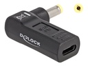 Delock Netzteil - 24 pin USB-C (W) zu Gleichstromstecker 4,8 x 1,7 mm (M)