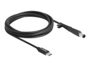 Delock Stromkabel - USB-C (M) zu Gleichstromstecker 7,4 x 5,0 mm (M)