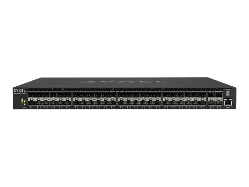 ZyXEL XGS4600-52F - Switch - L3 - managed - 48 x Gigabit SFP + 4 x 10 Gigabit SFP+