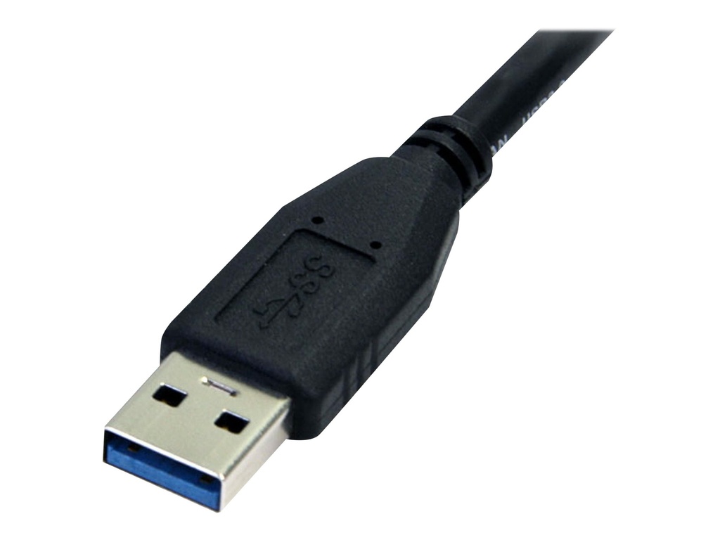 StarTech.com StarTech 0,5m USB 3.0 A auf Micro B Kabel - St/St - Schwarz - 50cm SuperSpeed USB 3.0 Anschlusskabel - Stecker / Stecker - USB-Kabel - Micro-USB Typ B (M)